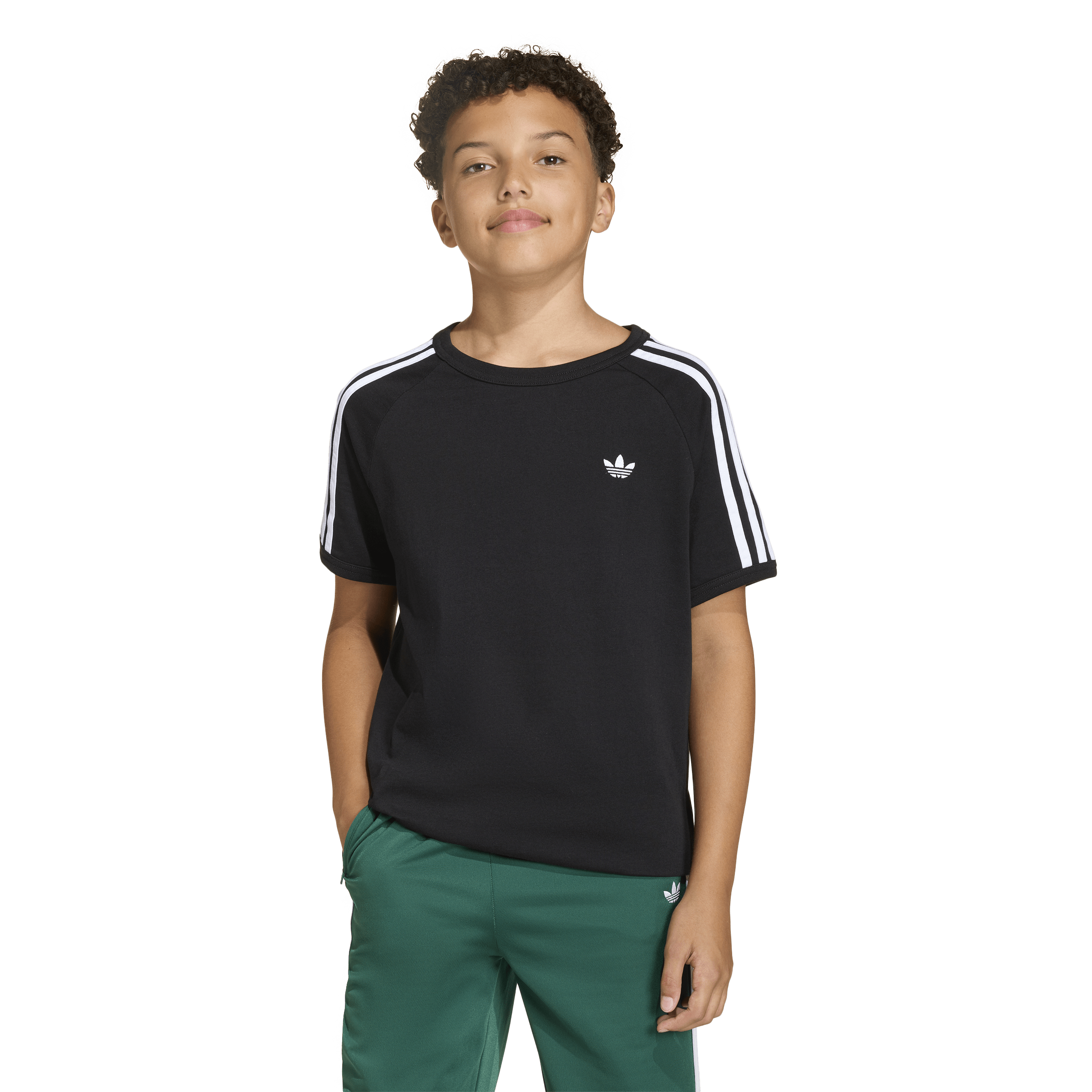 
ADIDAS ORIGINALS, 
J 3 STRIPE TEE, 
Detail 1
