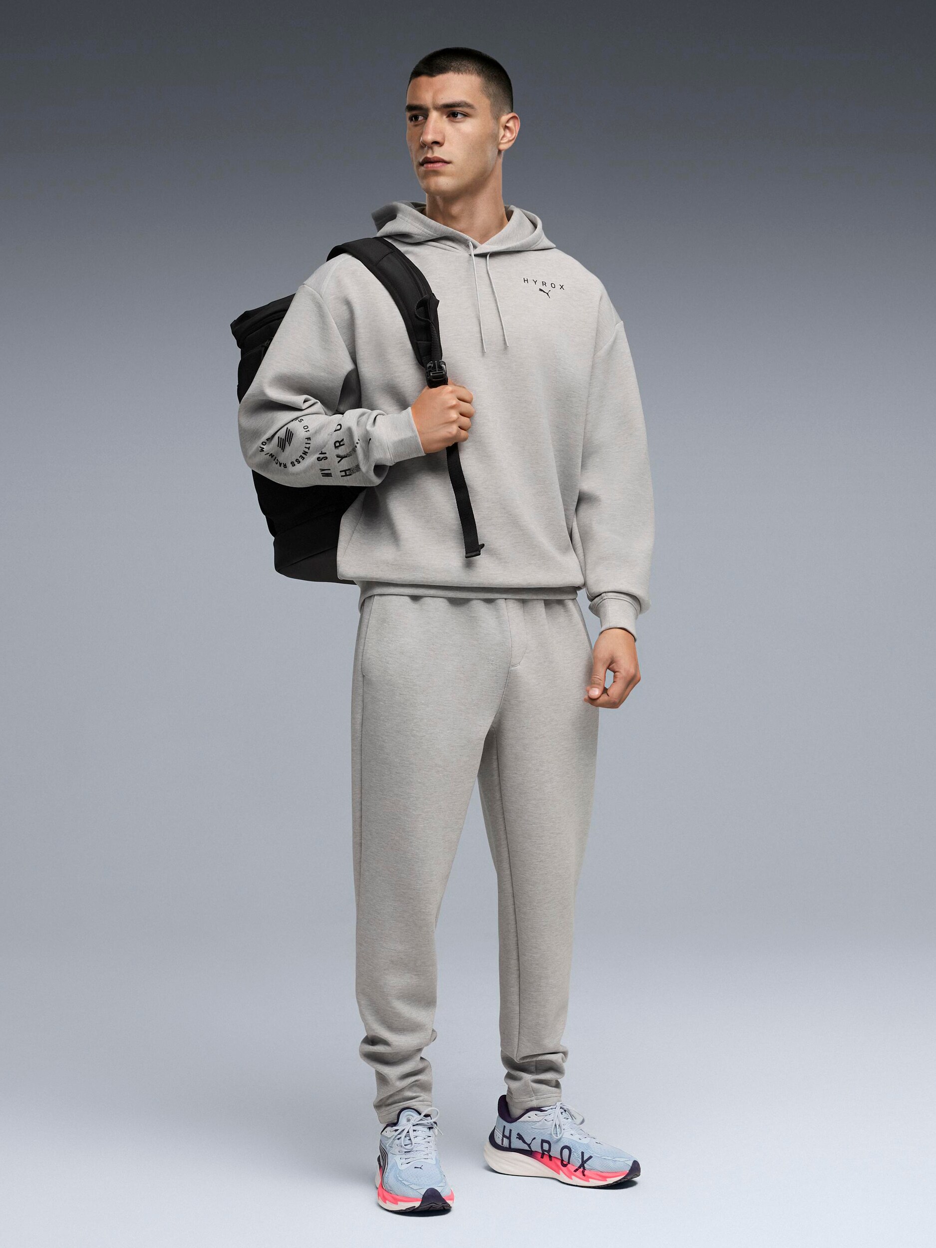 PUMA, M PUMA X HYROX CLOUDSPUN HOODIE