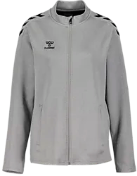 Core Xk Poly Zip Sweat W - Grey Melange Standard Small1x1