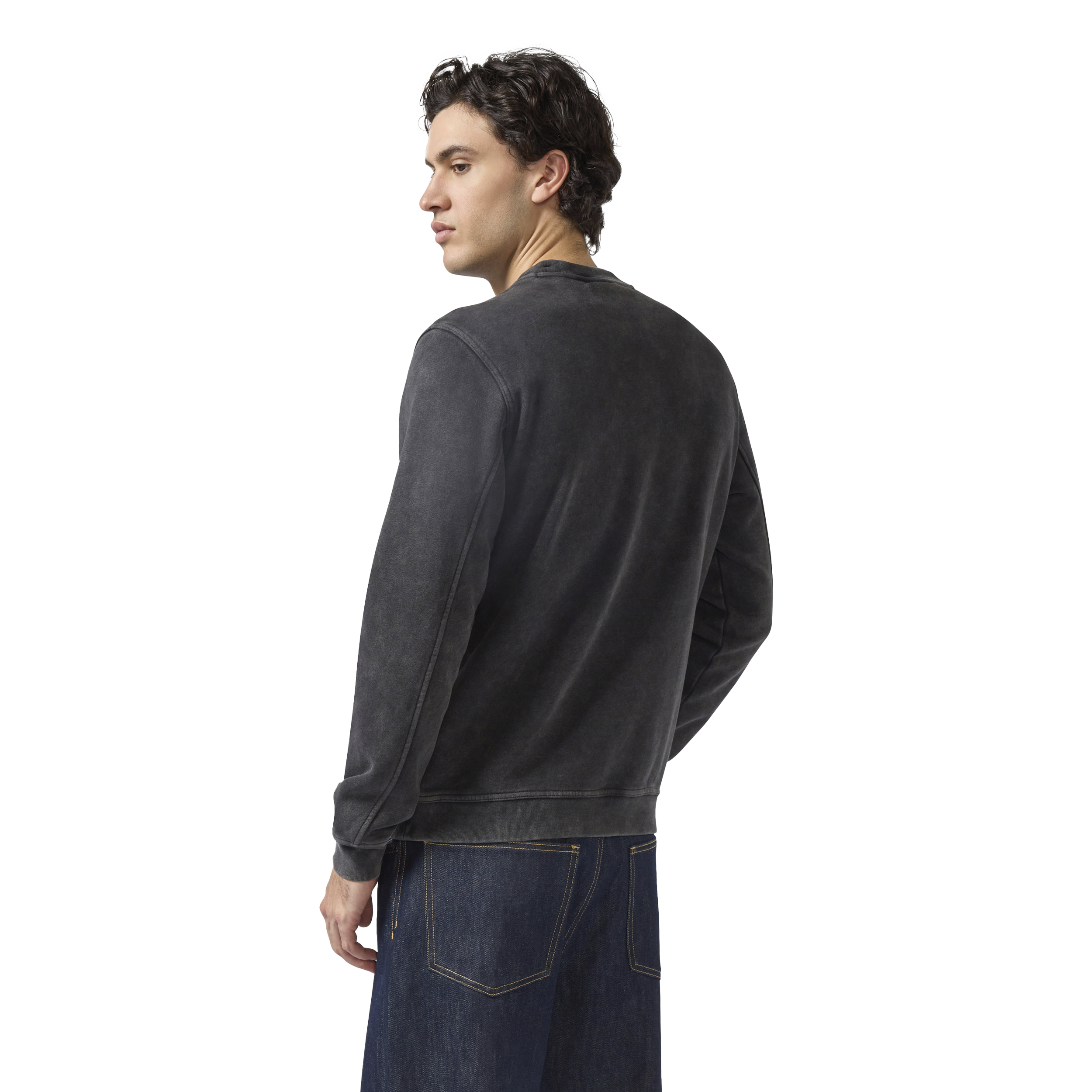 CHAMPION, M Washed Crewneck