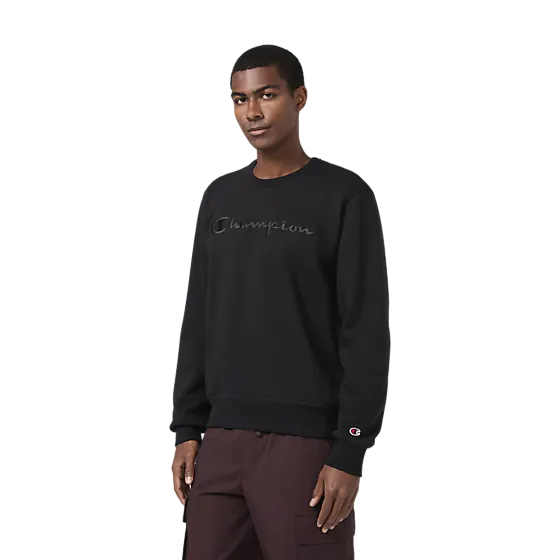 406760104102 CHAMPION M Big Logo Crewneck 406760104102 CHAMPION M Big Logo Crewneck Model01 Detail