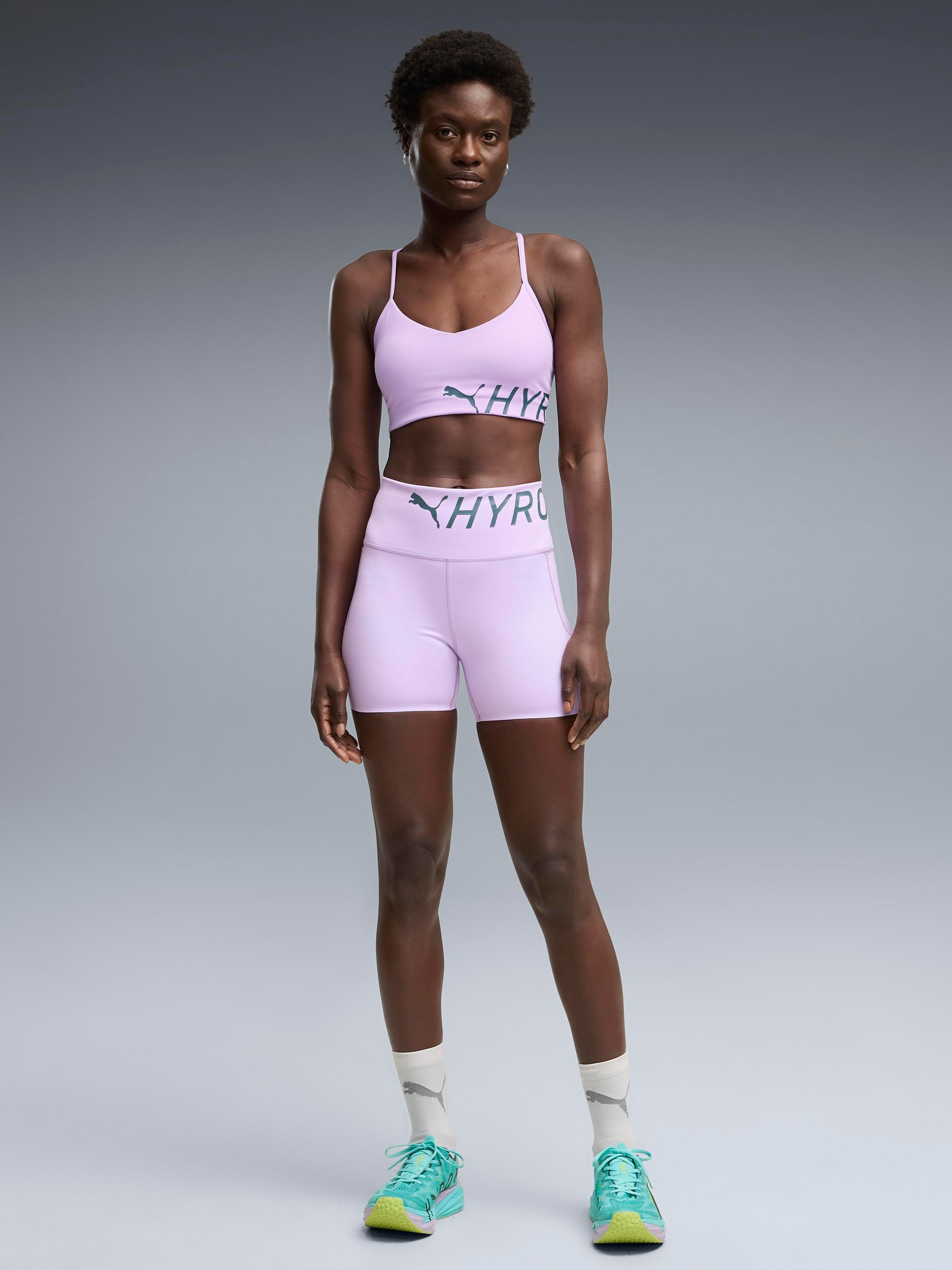 PUMA, W PUMA X HYROX STRAPPY PWRMODE BRA