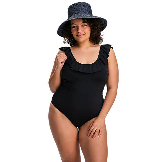 402952101101 SOC W Beach Frill Suit 402952101101 SOC W Beach Frill Suit Model01 Detail