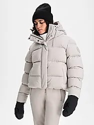 W Femme Puff Jacket - Dovecoat Model01 Small1x1