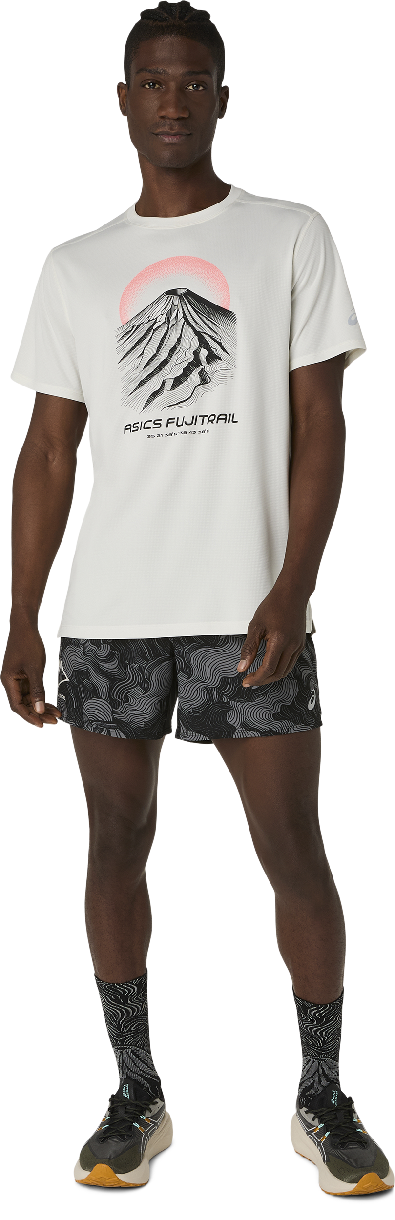 ASICS, M FUJITRAIL LOGO SS TOP
