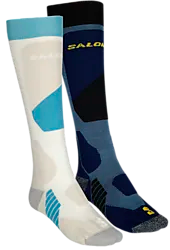 S/Access 2-Pack Ski Sock - Copen Blue/Egret Standard Small1x1