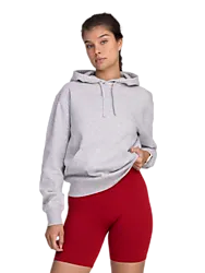 Core Sweat Hood, hoodie, dam - Lt. Grey Melange Model01 Small1x1