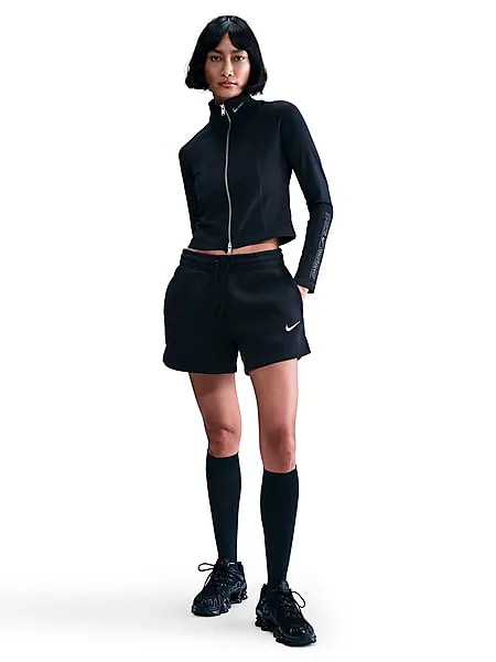 NIKE ФЛИСОВАЯ ШОРТА W PHOENIX MR STD 4 ДЮЙМА