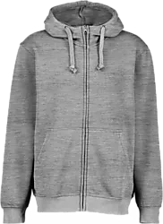 Basic Hoody F Zip - Grey Melange Standard Small1x1