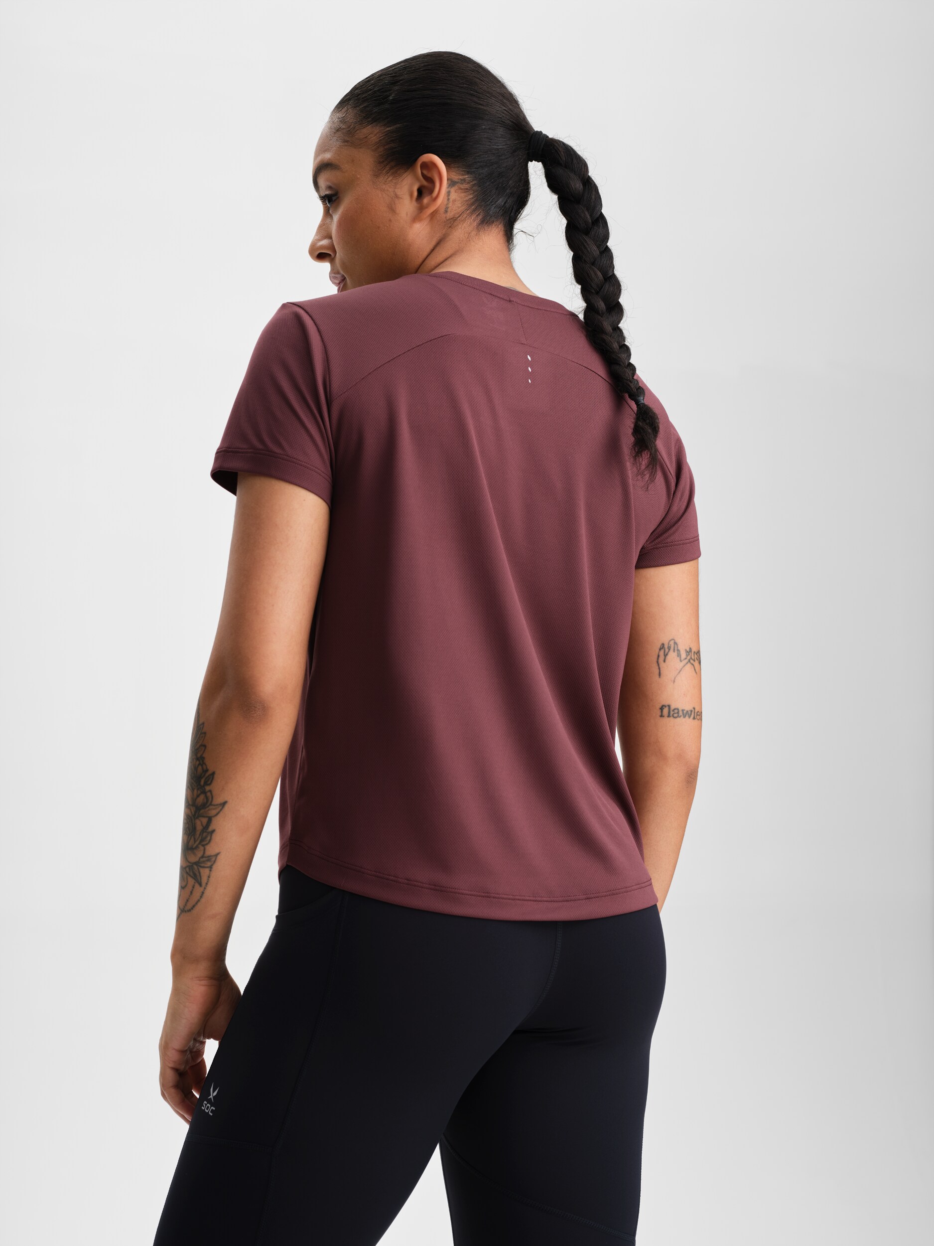SOC, W Run Mesh Tee