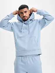 M CORE SWEAT HOOD - DUSTY BLUE Model01 Small1x1
