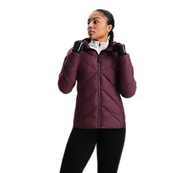 W Run Warm Jacket - Dk Plum Model01 Small1x1