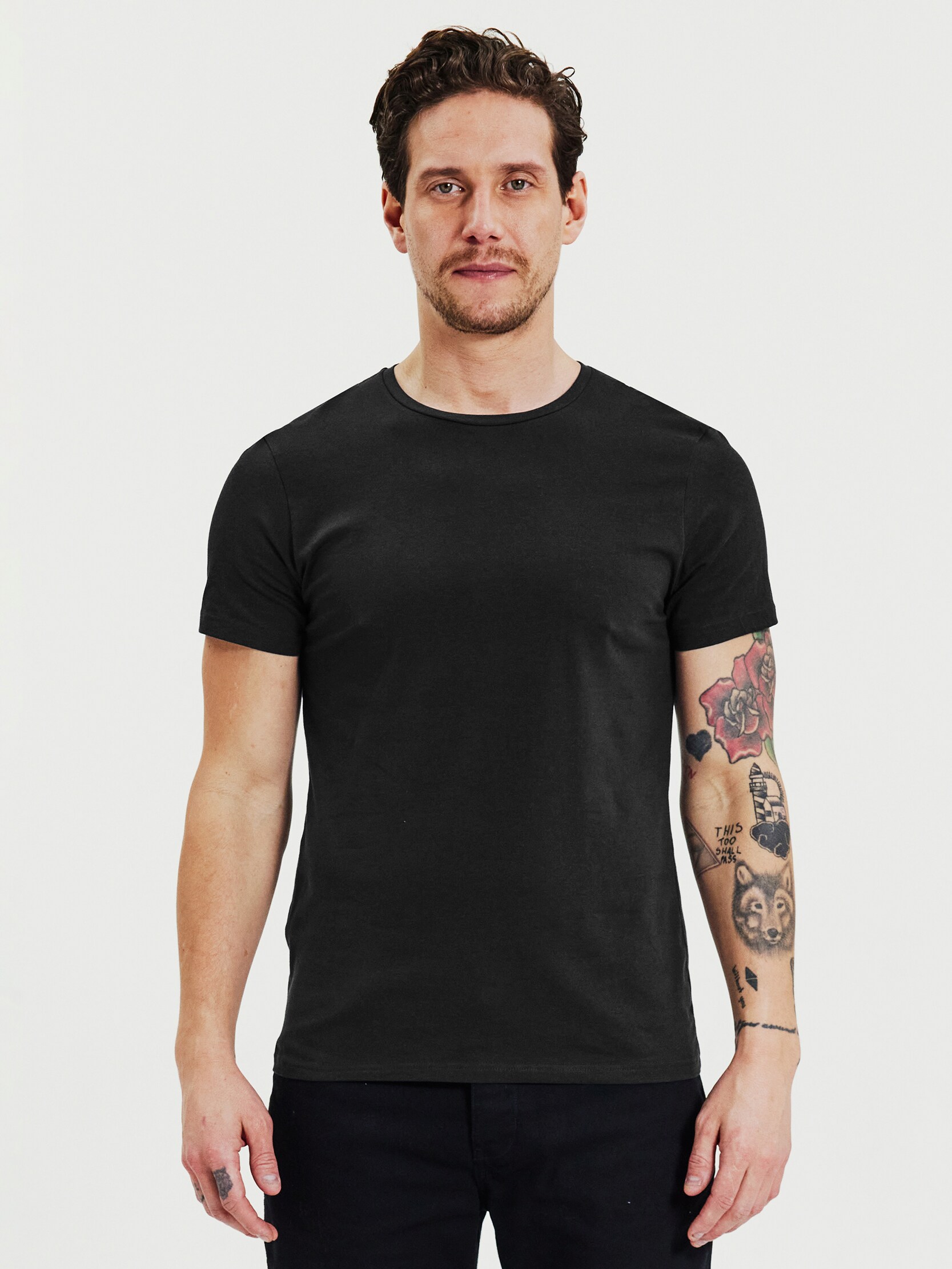 
BREAD & BOXERS, 
M 2 PACK CREW NECK, 
Detail 1
