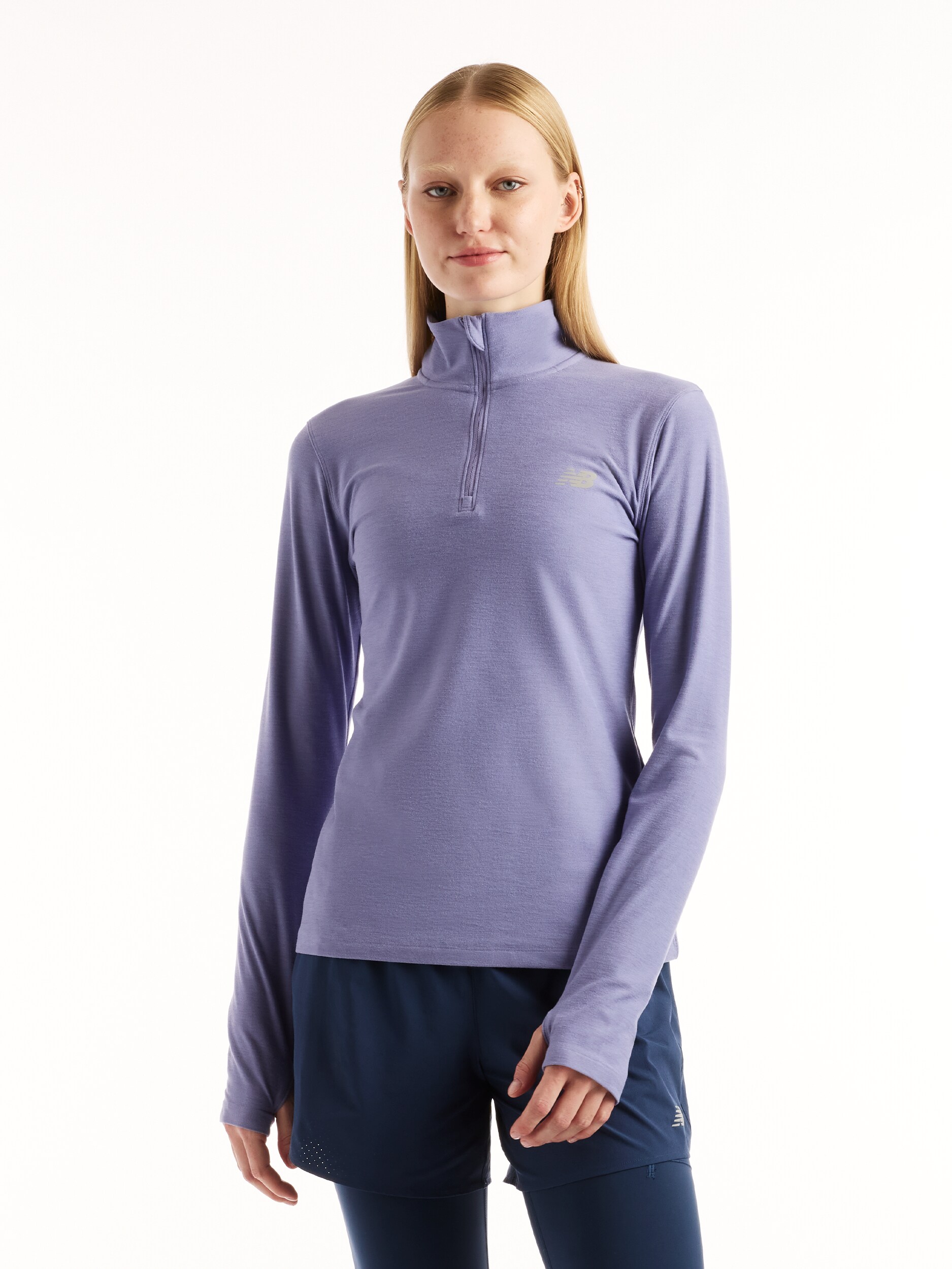 
NEW BALANCE, 
W Sport Essentials Space Quarter Zip, 
Detail 1
