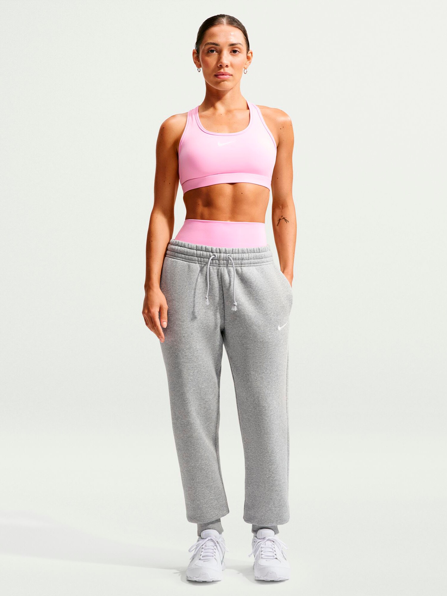 NIKE, W Nk Swsh Med Spt Bra
