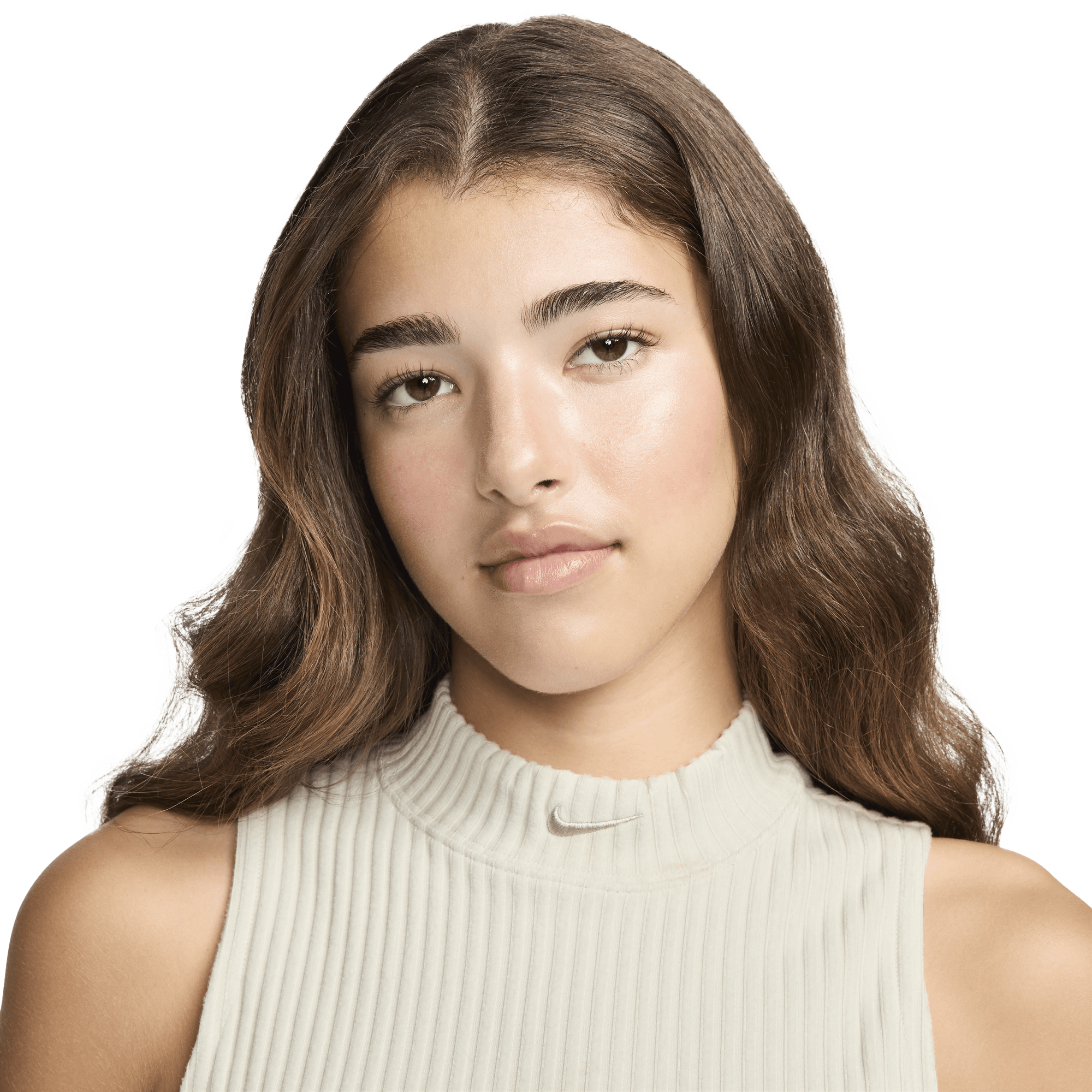 NIKE, W Chll Knt Rib Crp Tnk