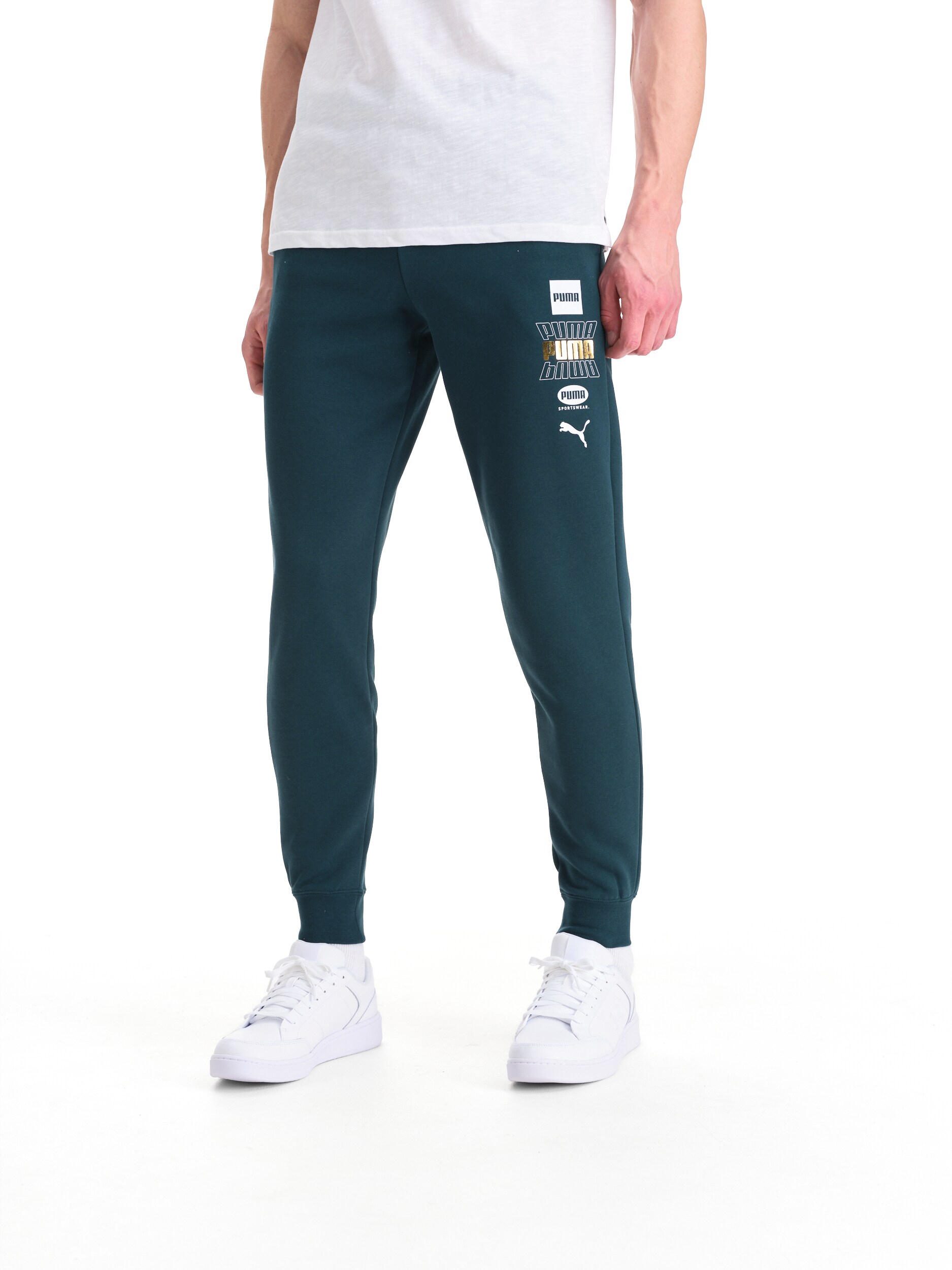 
PUMA, 
Ess Logo Lab Holiday Pants M, 
Detail 1
