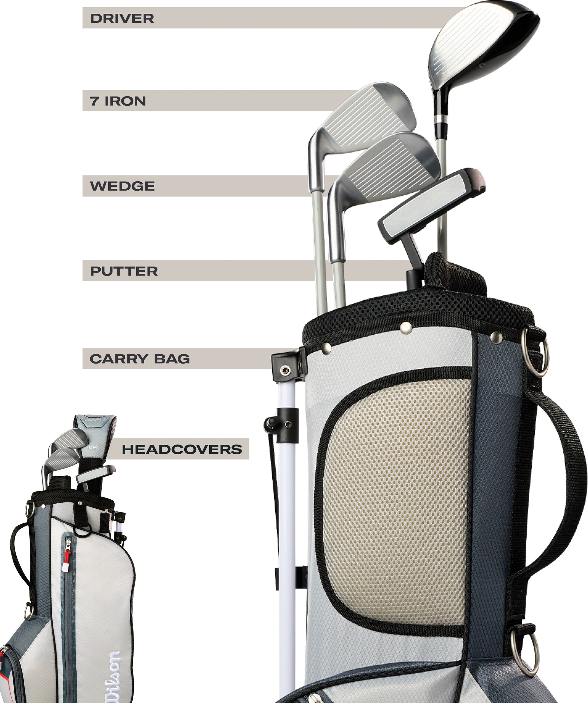 WILSON, PROFILE JR SMALL RH SET