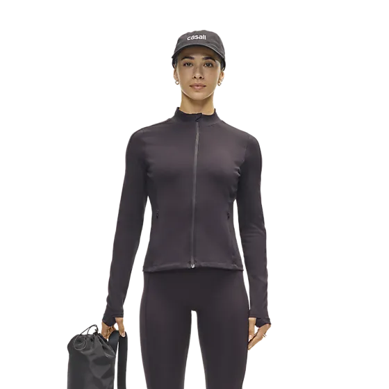 406530102102 CASALL Soft Touch Zip Jacket 406530102102 CASALL Soft Touch Zip Jacket Model01 Detail