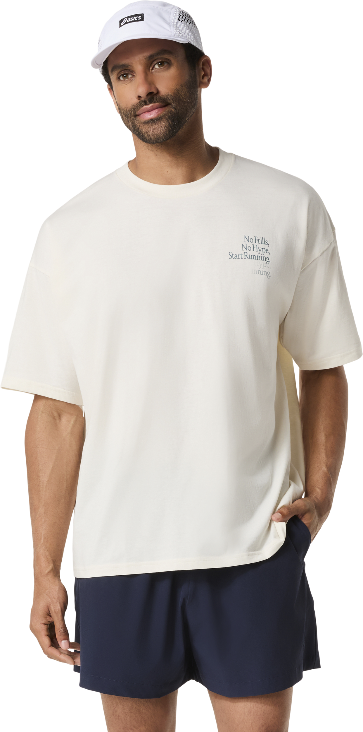 
ASICS, 
M RUNNER MESSAGE GR TEE, 
Detail 1
