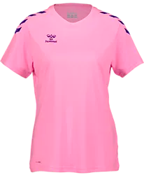 Core Xk Poly Tee Ss W - Pink Standard Small1x1