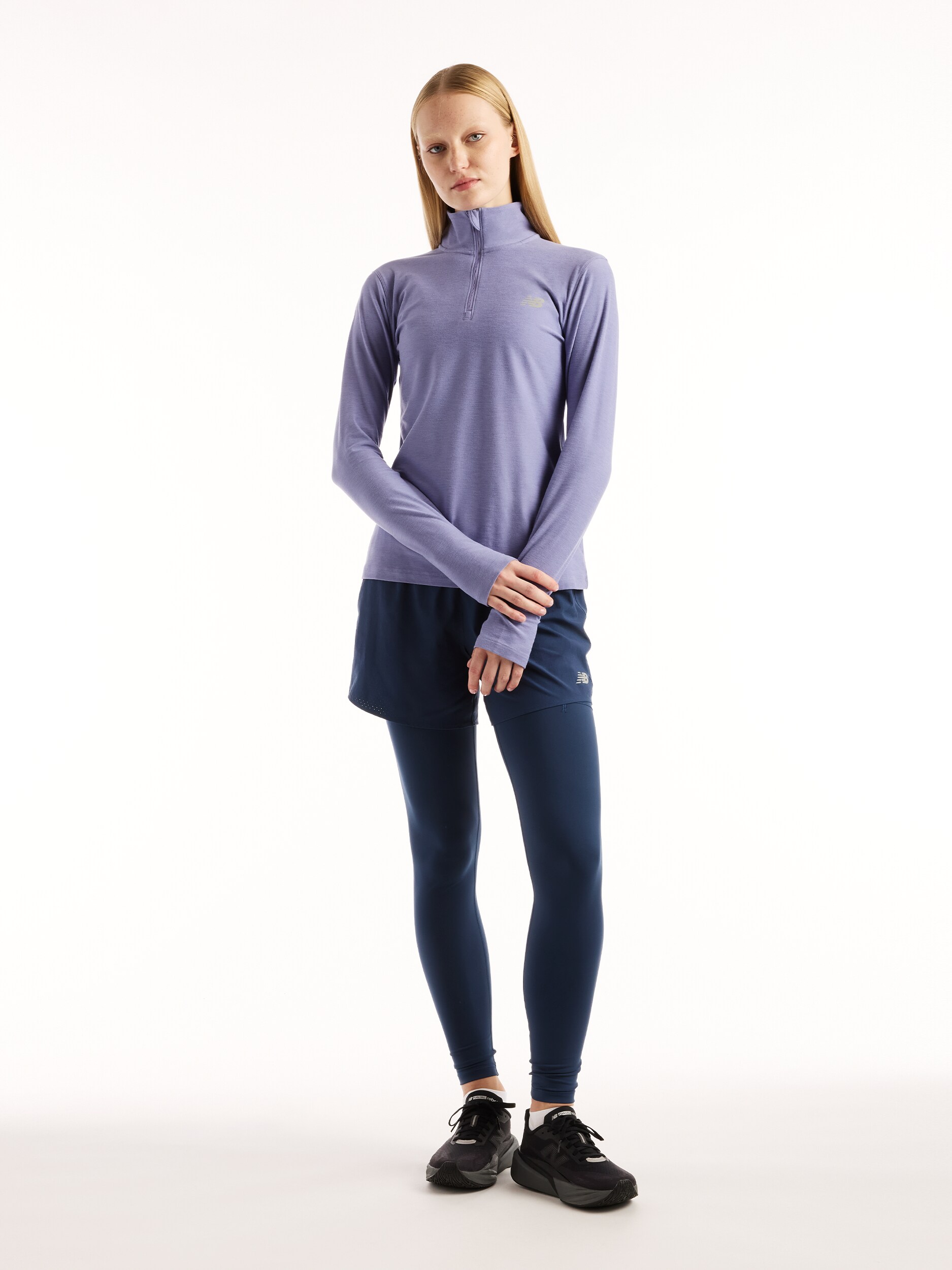 NEW BALANCE, W Sport Essentials Space Quarter Zip