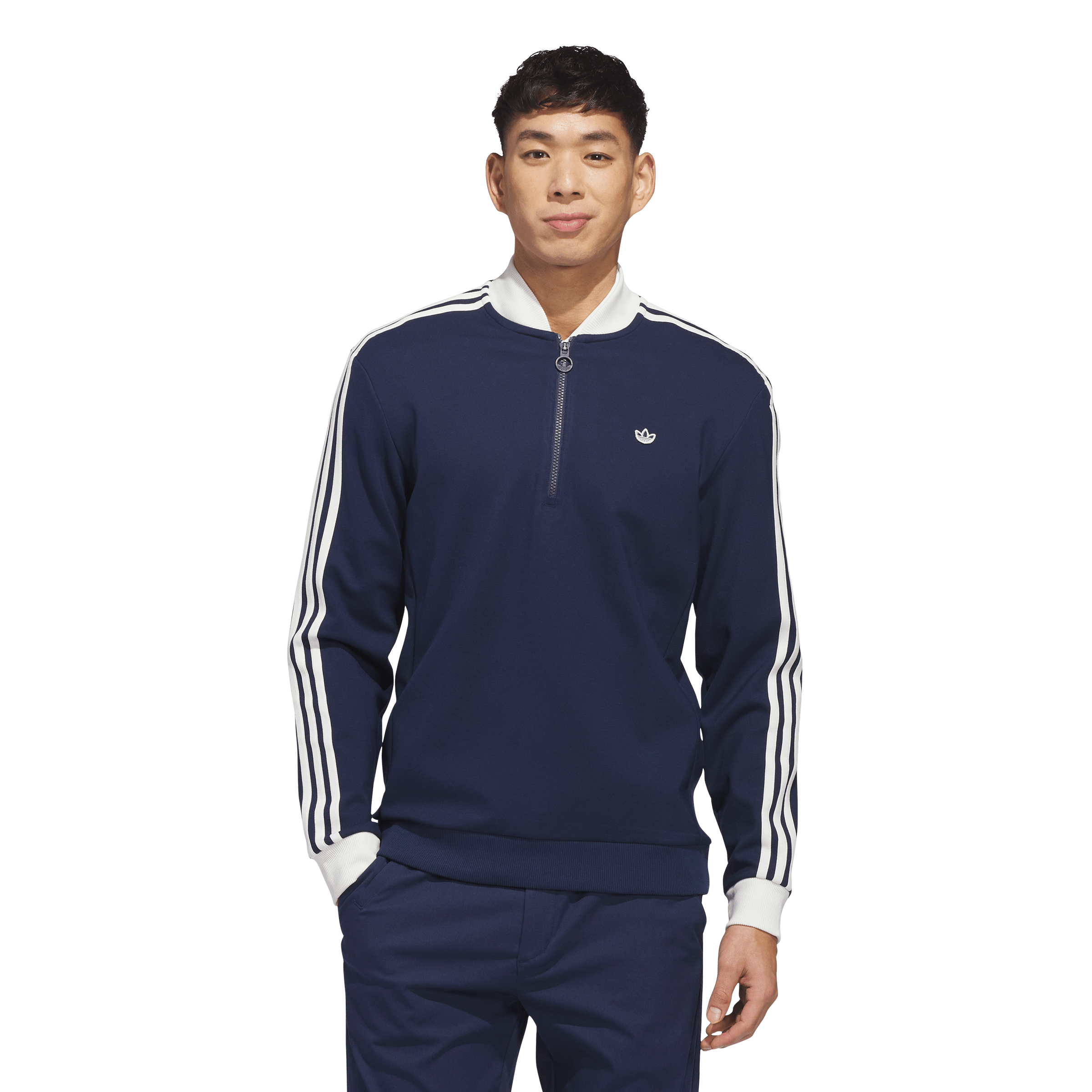 
ADIDAS ORIGINALS, 
M F 3 STR 1/4 ZIP, 
Detail 1
