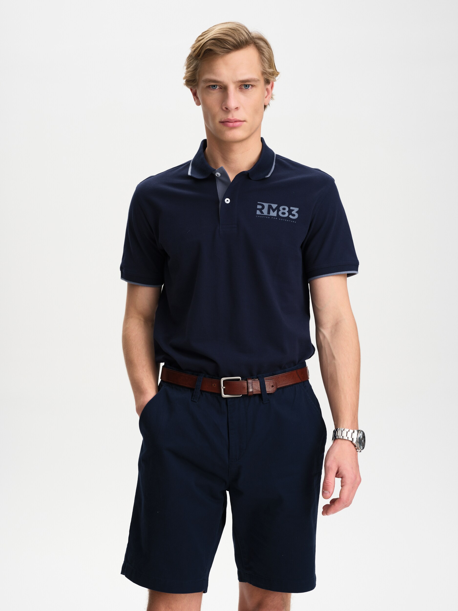 
RACE MARINE, 
M RACE CLUB PIQU&Eacute;, 
Detail 1
