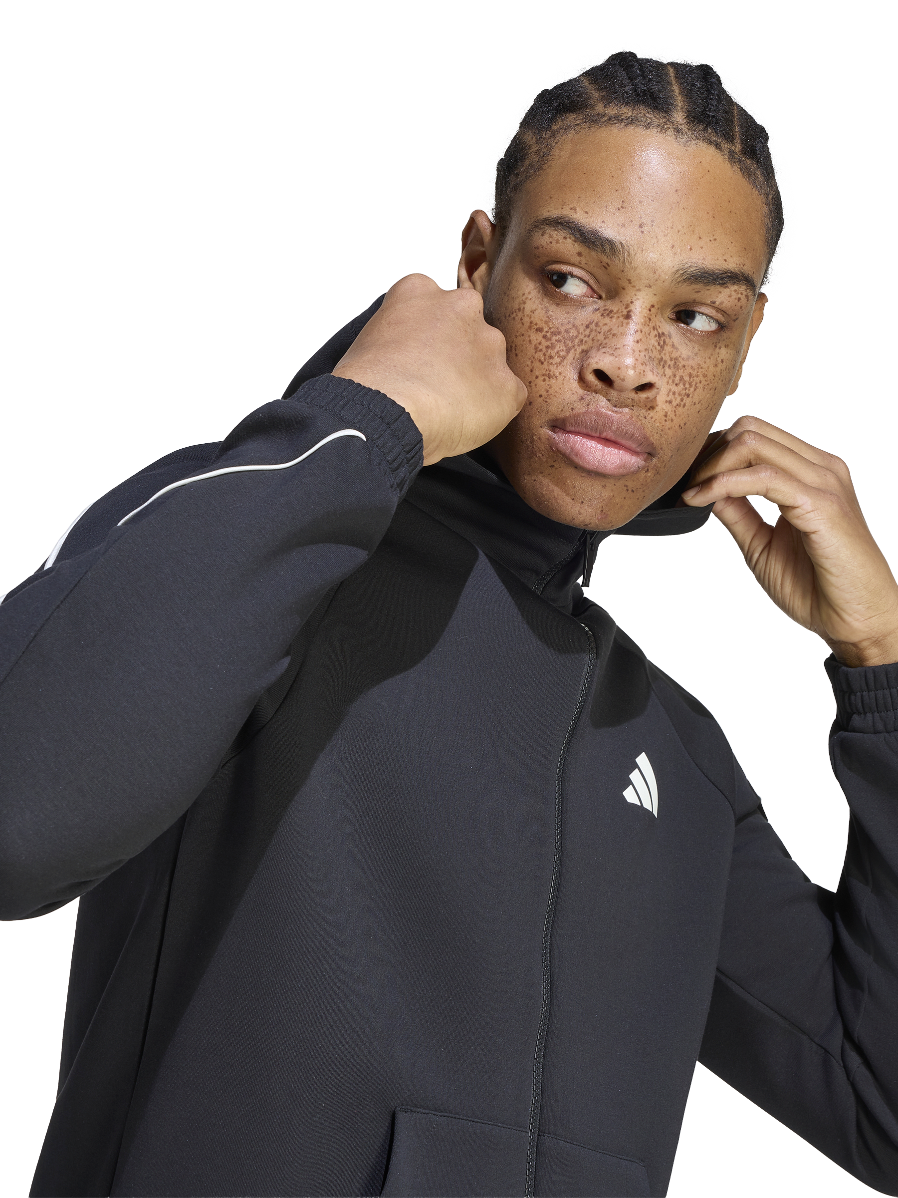 ADIDAS, M Stadium Small Logo Full-Zip Hoodie