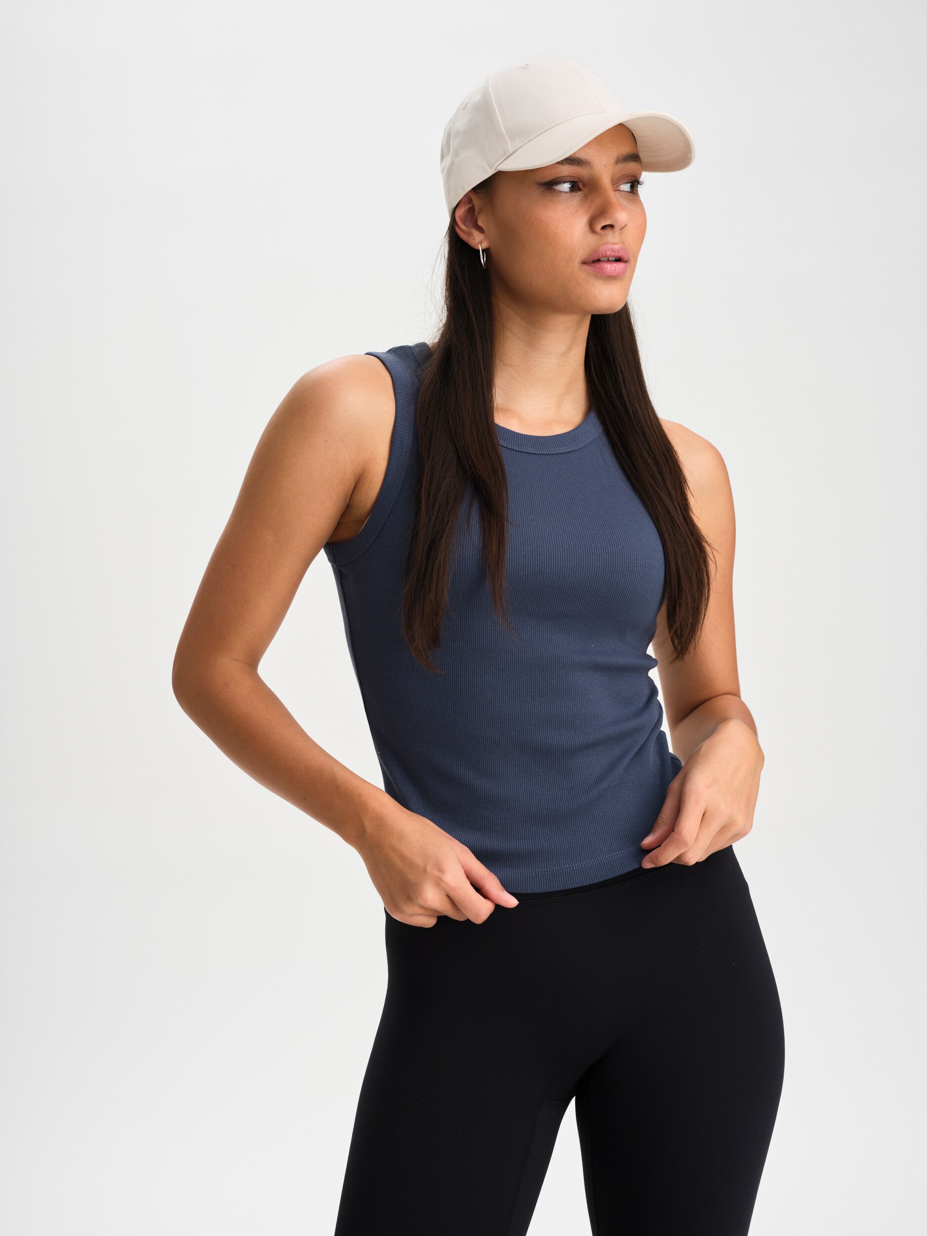 
SOC, 
W Rib Tank Top, 
Detail 1
