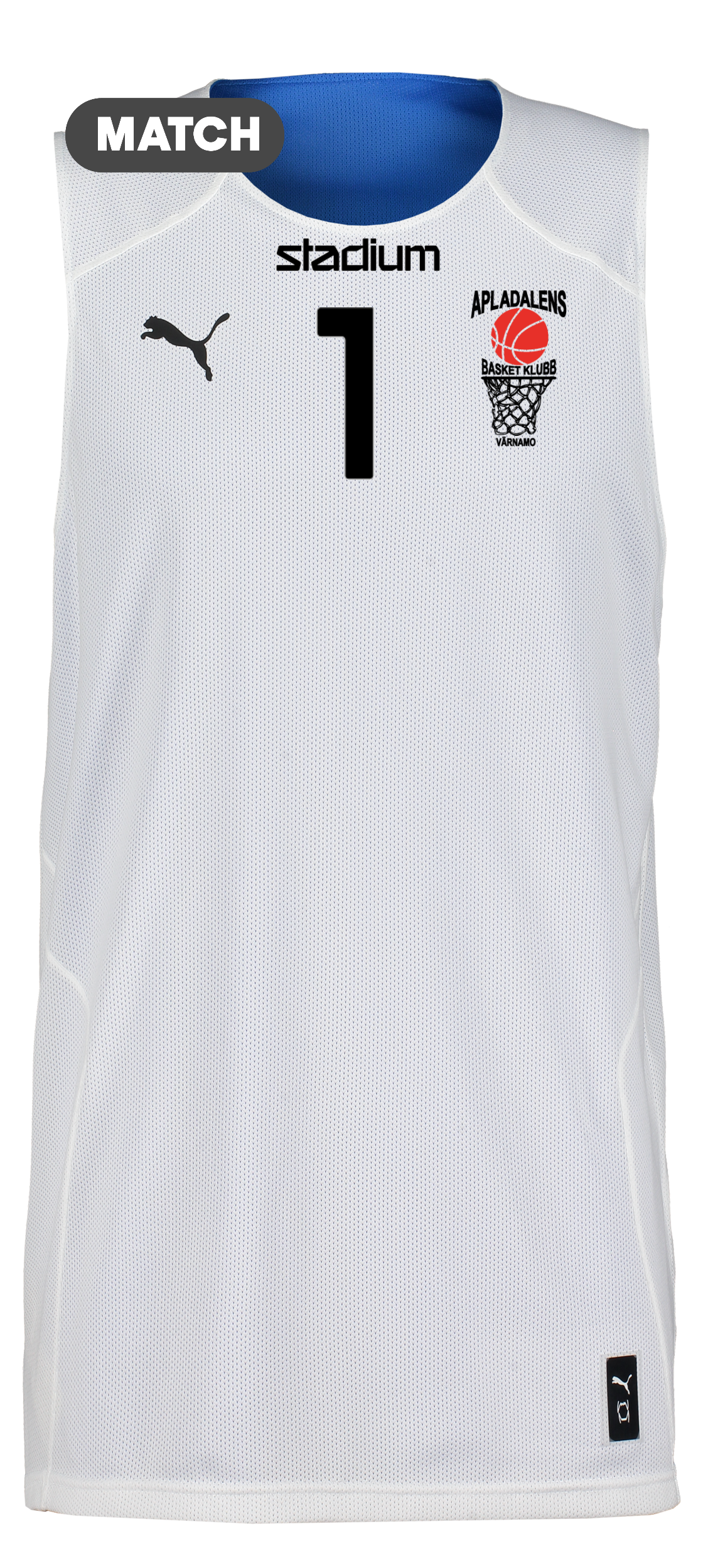 PUMA, Hoops Team Reverse Practice Jersey