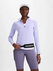 W RUN LIGHT HALF ZIP - SPRING PURPLE Model01 Small1x1