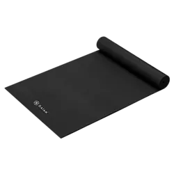 398622101102 GAIAM Solid Yoga Mat Black 4mm 398622101102 GAIAM Solid Yoga Mat Black 4mm Standard Small1x1
