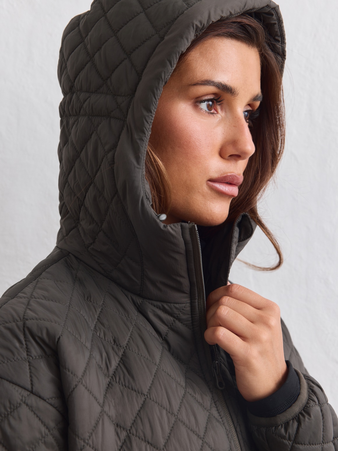 AIM&acute;N, W QUILTED ANORAK