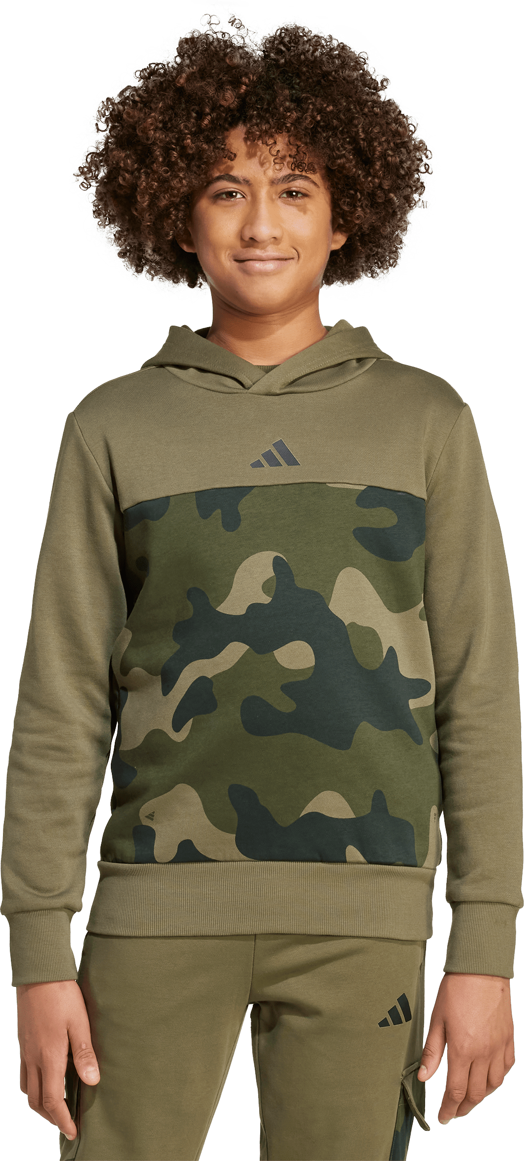 ADIDAS, CAMO FL HOOD JR