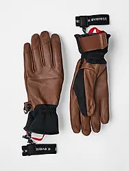 U Alpine Leather Glove - Brown Model01 Small1x1