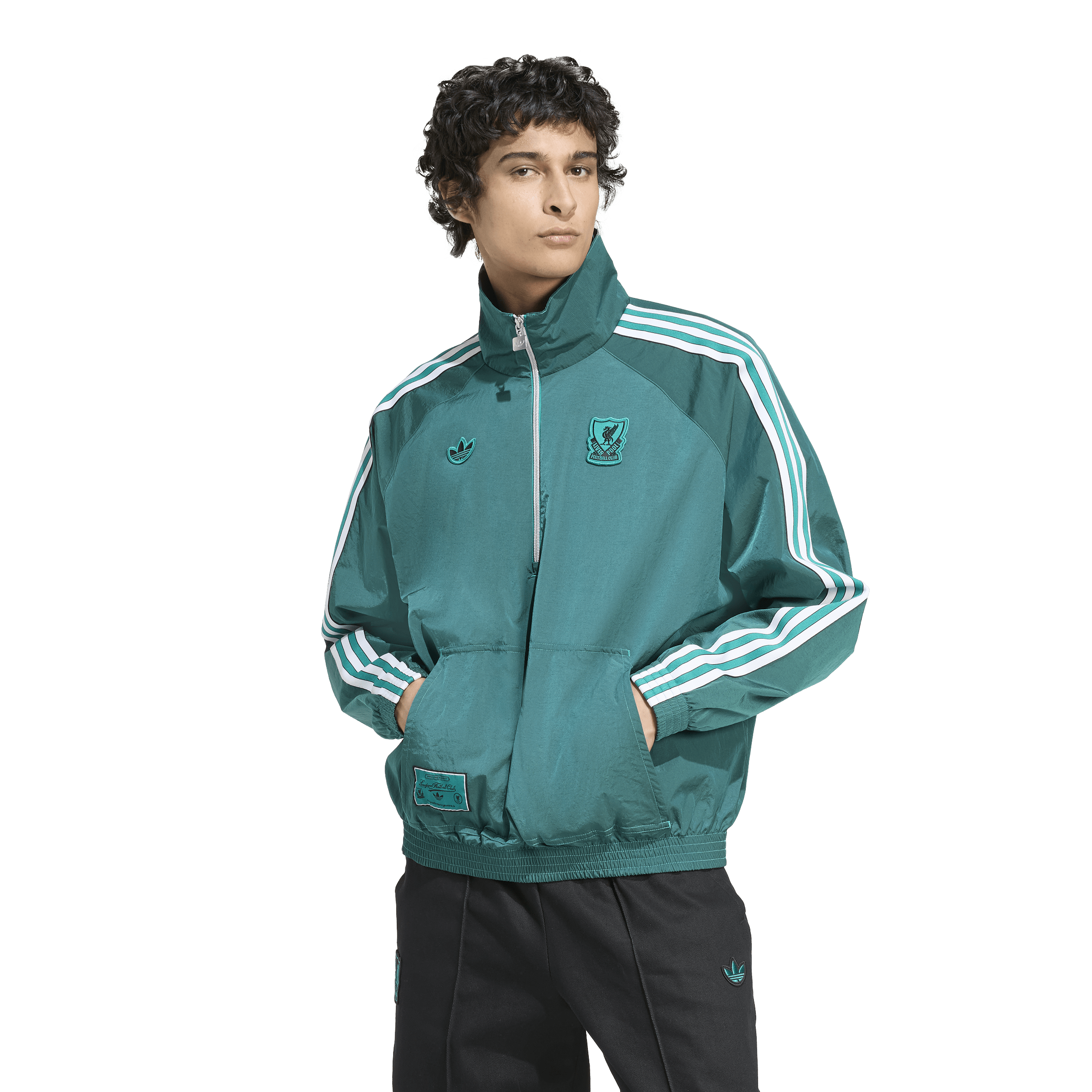 
ADIDAS ORIGINALS, 
Liverpool FC Icons Half-Zip Jacket, 
Detail 1
