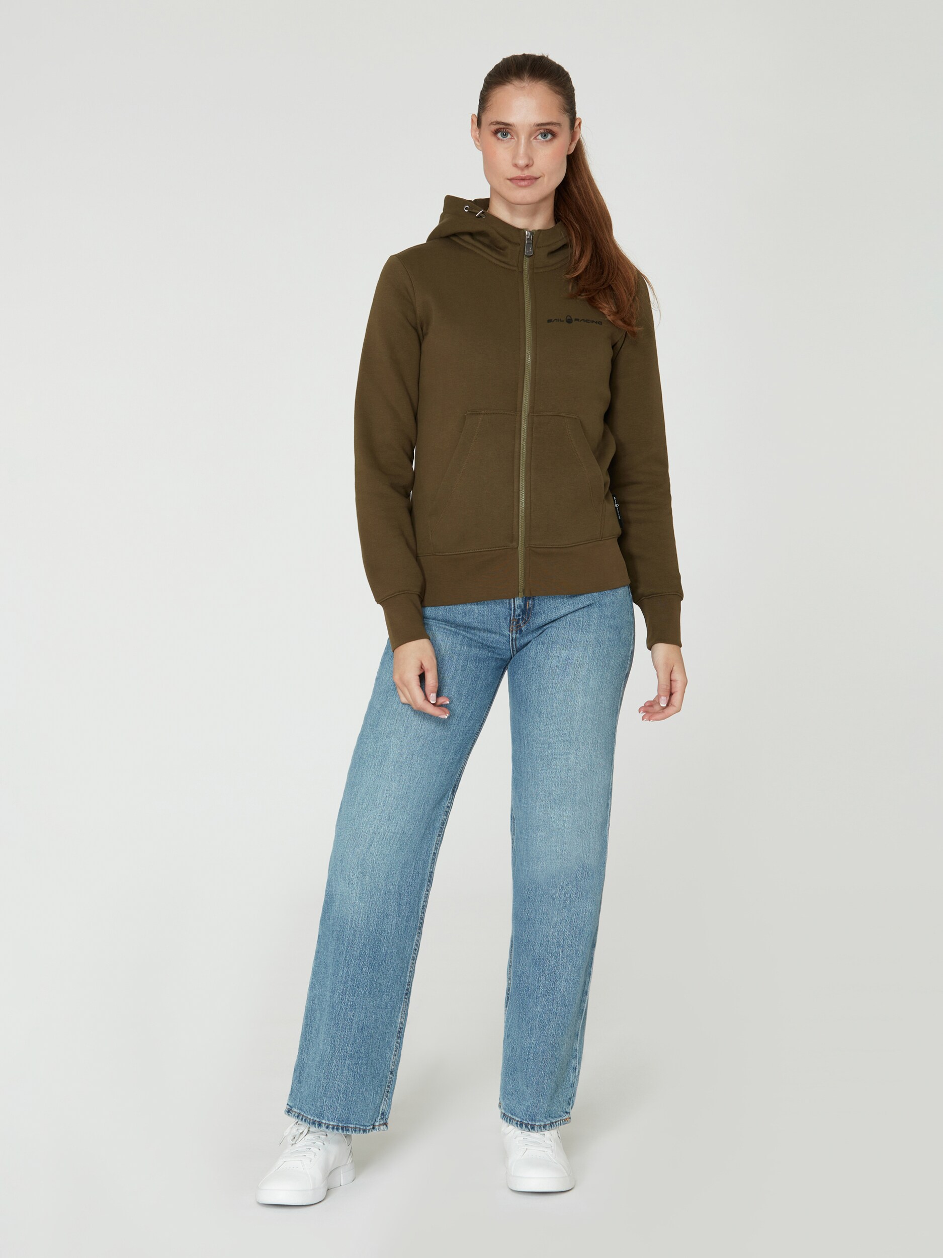 SAIL RACING, W GALE LOGO ZIP HOOD