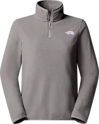 W Glacier Fleece 1/4 Zip Jacket - MID GREY HEATHER Standard Small1x1