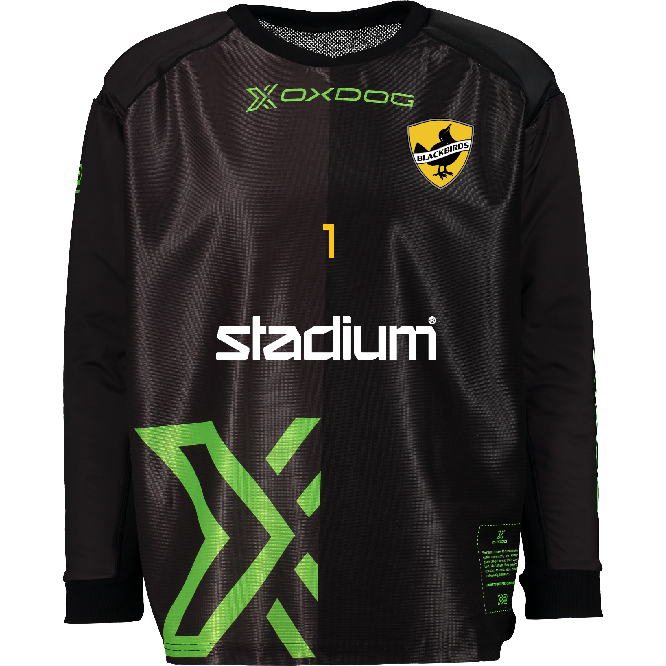 
OXDOG, 
X2 Padded Goalie Shirt Sr, 
Detail 1
