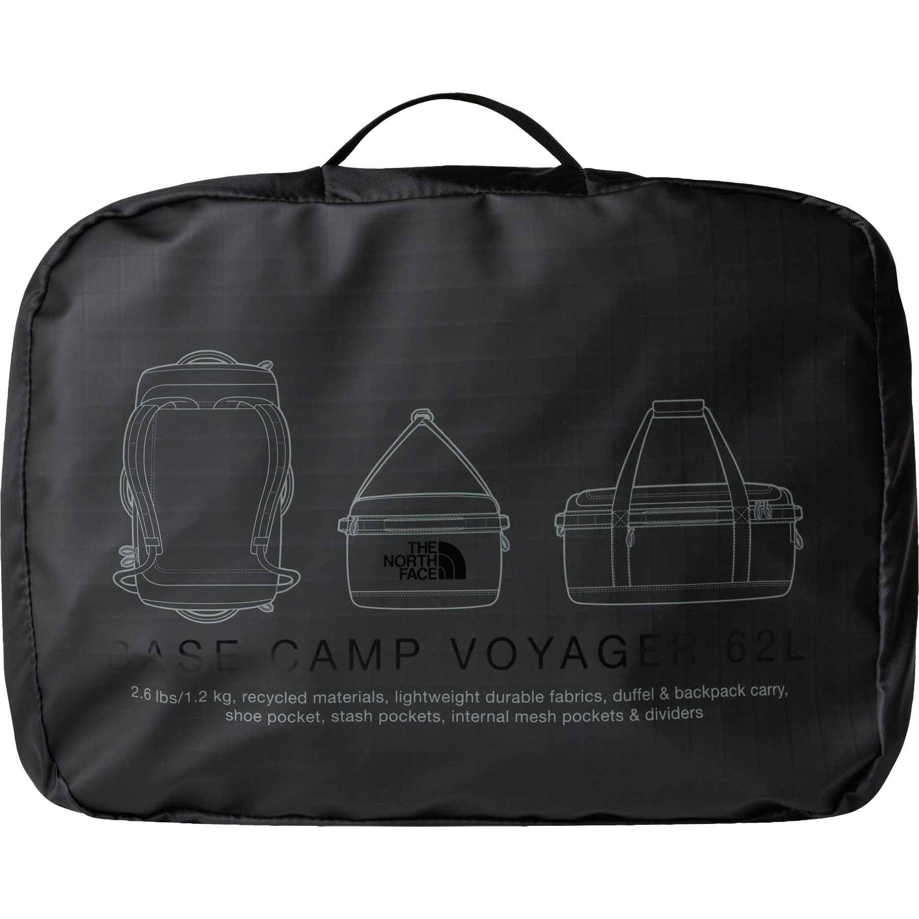THE NORTH FACE, Base Camp Voyager Duffel 62l