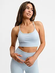 Signature Seamless Bra - LIGHT BLUE Model01 Small1x1