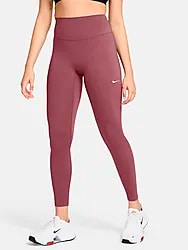 NIKE ONE SEAMLESS FRONT WOMEN'S HIG - PINK SMOKE/WHITE Model01 Small1x1