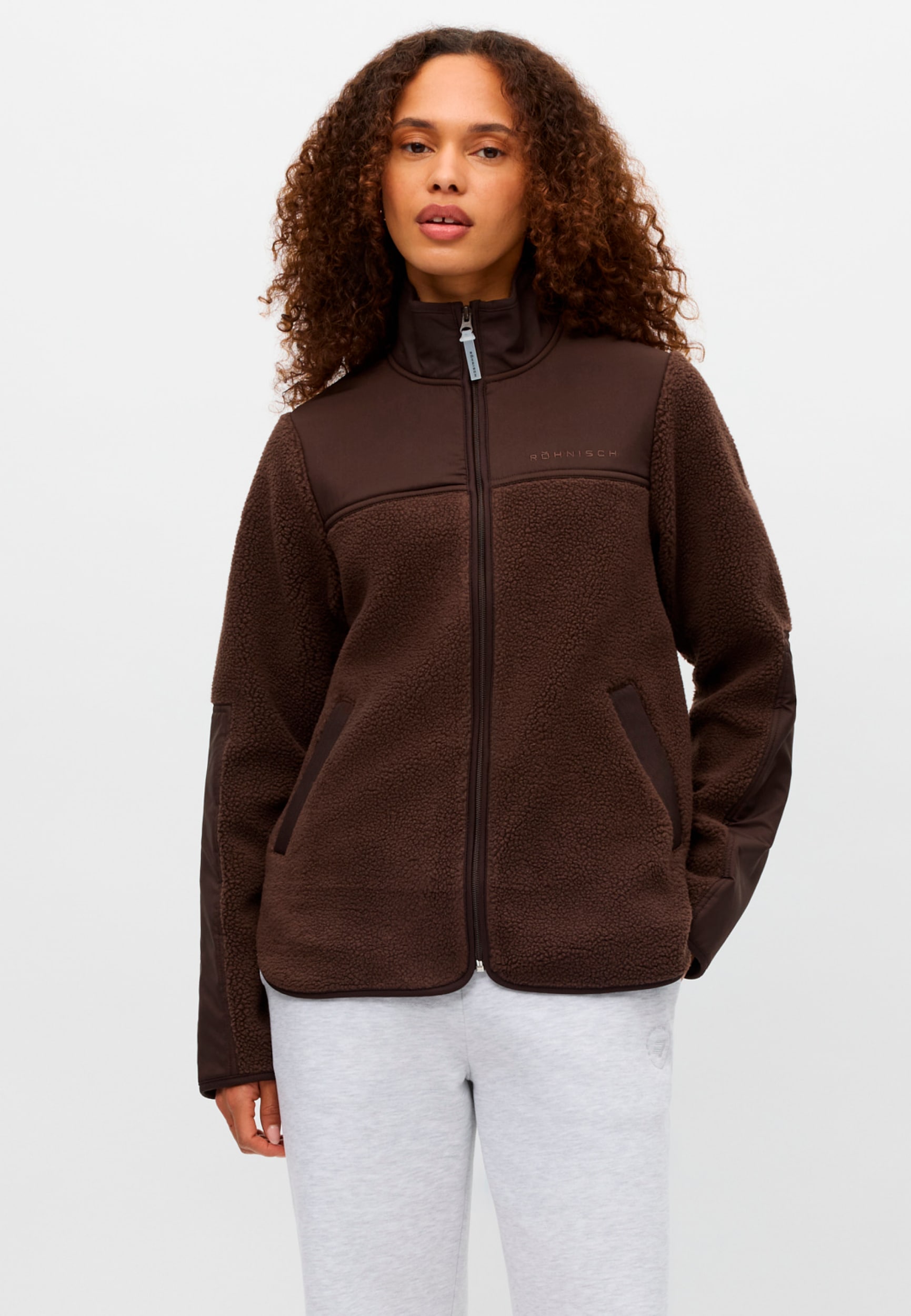 
R&Ouml;HNISCH, 
W Phoebe Pile Jacket, 
Detail 1
