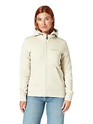 W GALE LOGO ZIP HOOD - ECRU Model01 Small1x1