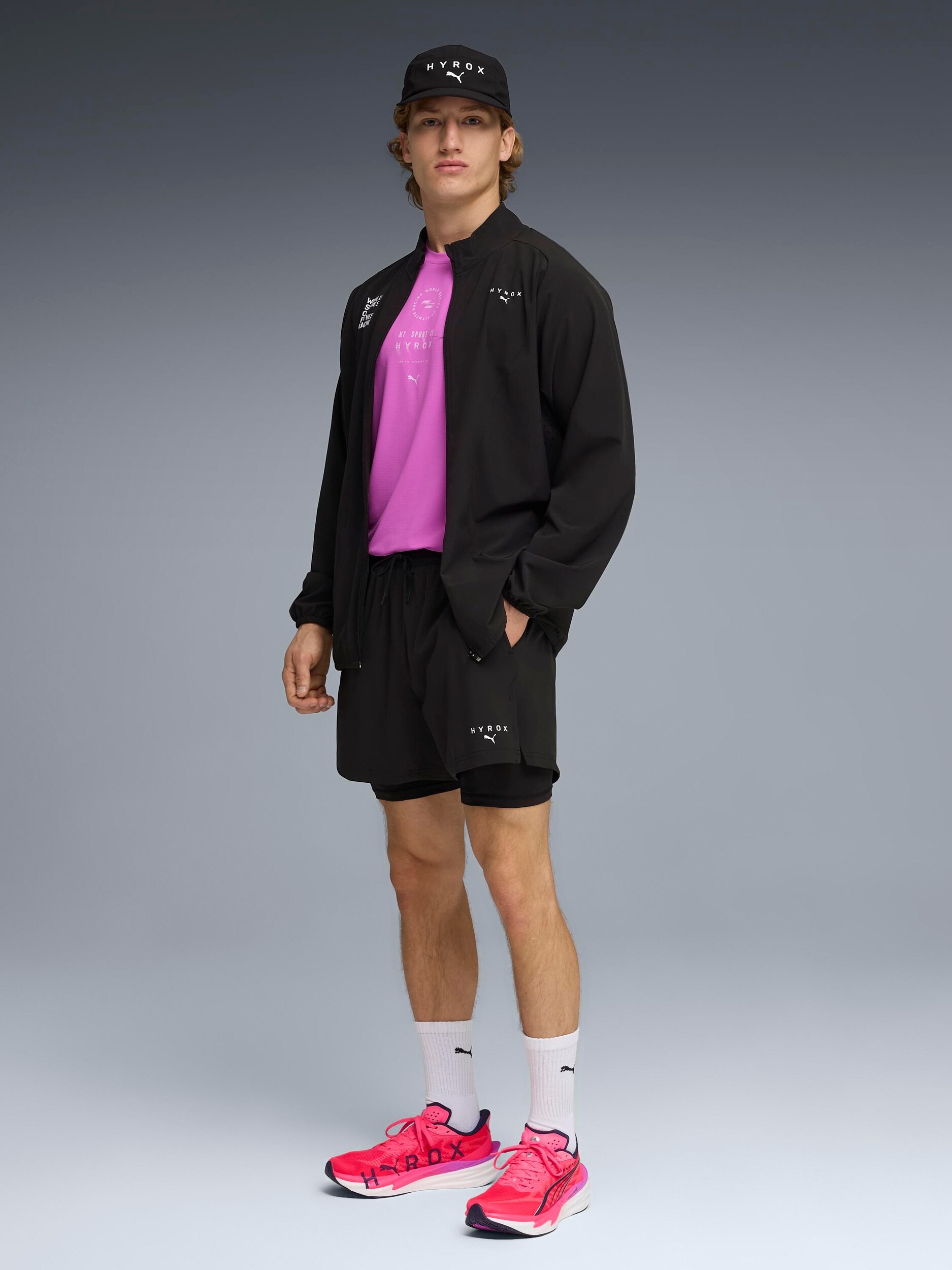 PUMA, M PUMA X HYROX DRYELITE 2IN1 SHORT