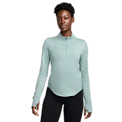 Nike Swift Women'S Dri-Fit Uv 1/2-Z - Cannon/ht/ref Silv Model01 Small1x1