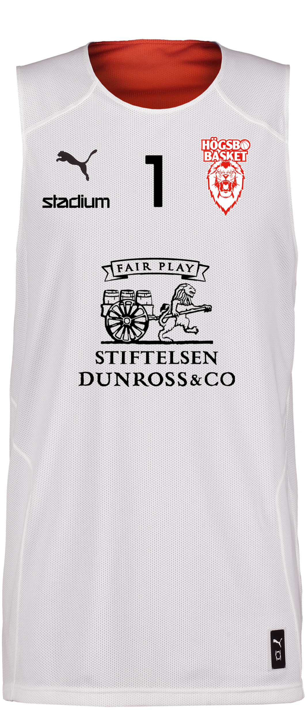 PUMA, Hoops Team Junior Reversible Practice Jersey