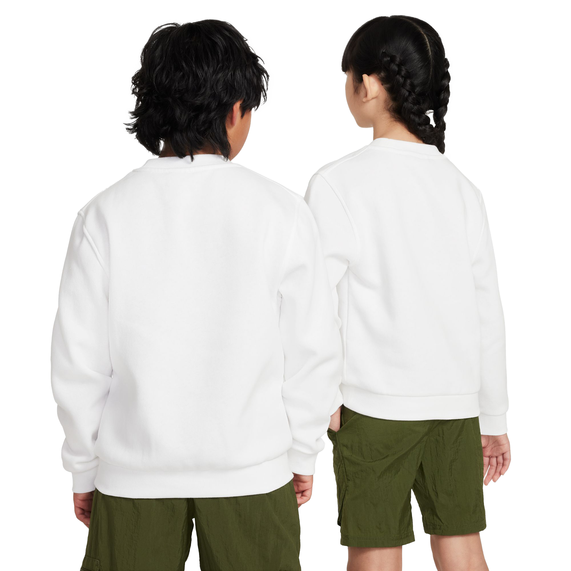 NIKE, J Nsw Club Flc Crew Ls Lbr