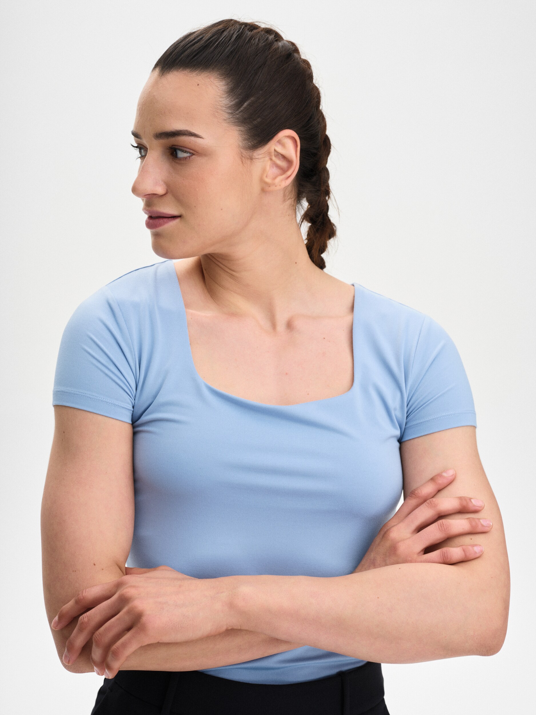 SOC, W SOFT SQUARE TEE